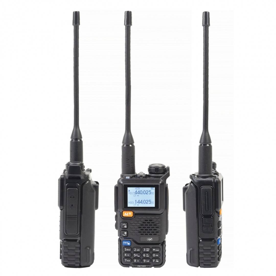 Bax cu 20 bucati statie radio portabila VHF/UHF PNI P18UV, dualband, 144-146MHz si 430-440MHz, 200CH, VOX, Scan, Radio FM, Li-Ion 2200 mAh