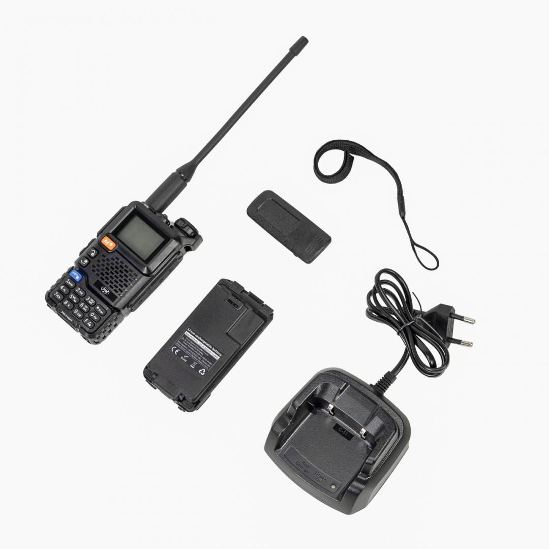 Bax cu 20 bucati statie radio portabila VHF/UHF PNI P18UV, dualband, 144-146MHz si 430-440MHz, 200CH, VOX, Scan, Radio FM, Li-Ion 2200 mAh