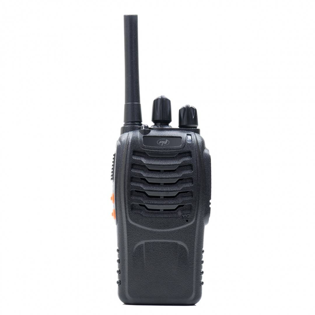 Bax cu 8 bucati kit 6 statii radio portabile PNI PMR R40 PRO acumulatori, incarcatoare si casti incluse