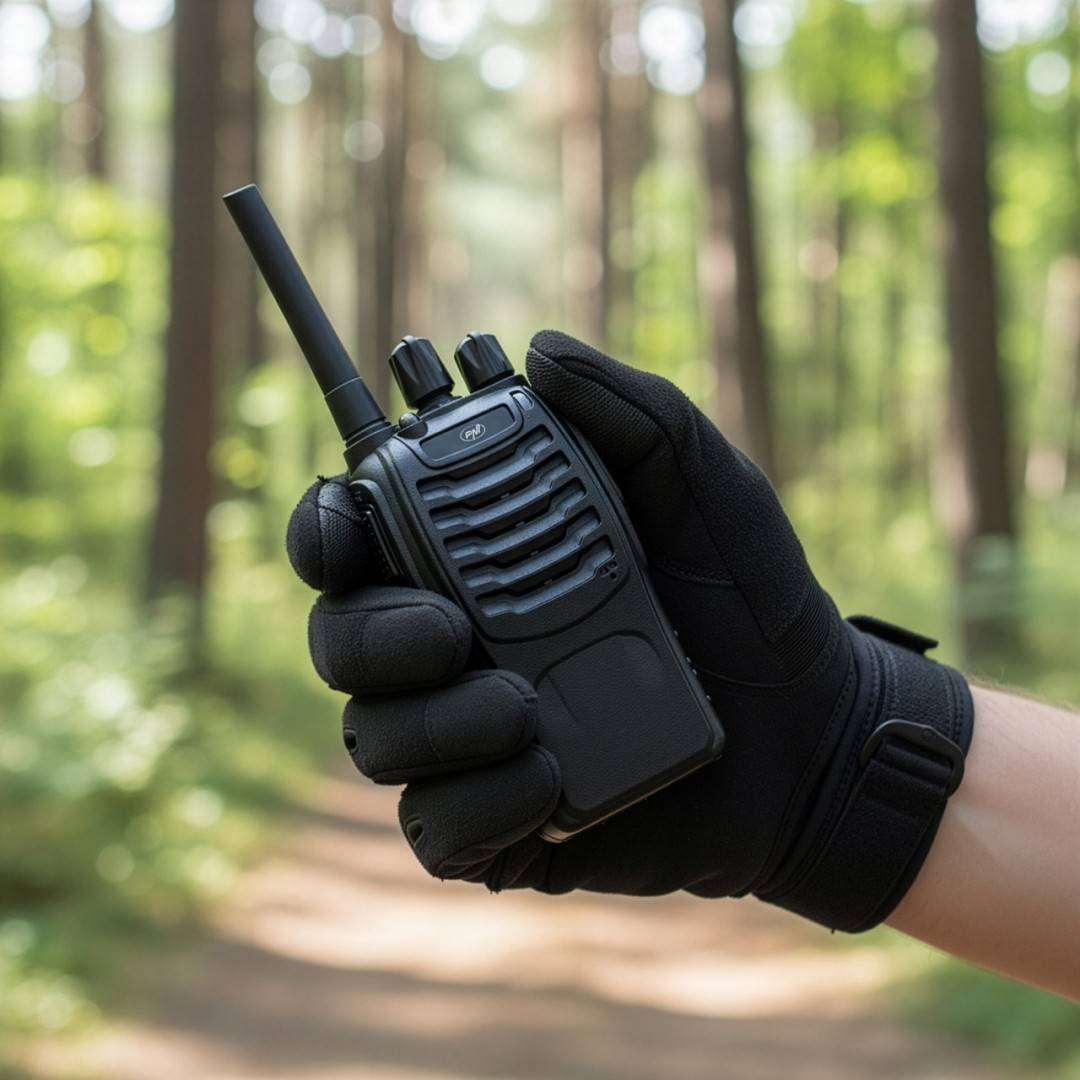 Bax cu 8 bucati kit 6 statii radio portabile PNI PMR R40 PRO acumulatori, incarcatoare si casti incluse
