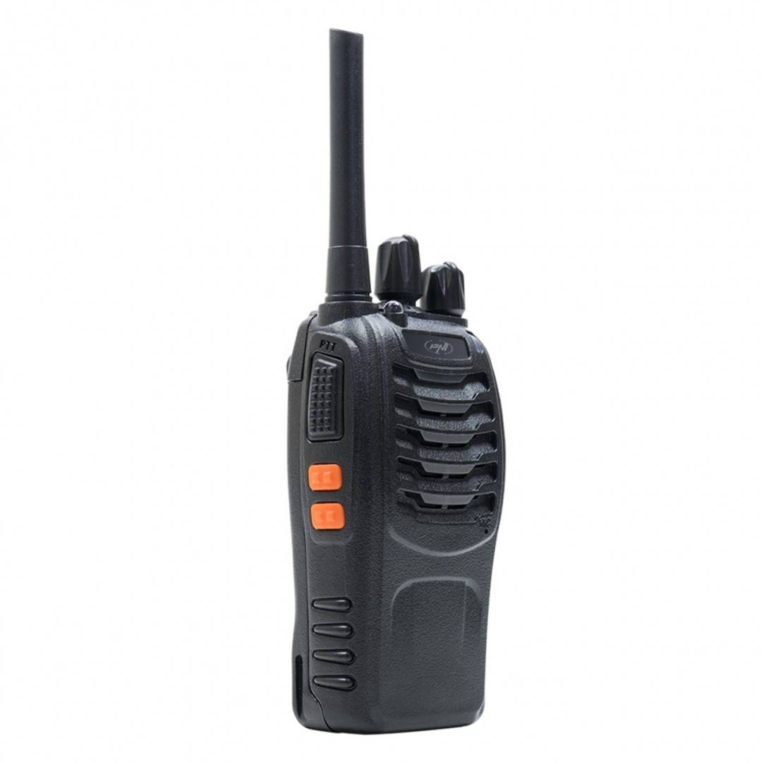 Bax cu 8 bucati kit 6 statii radio portabile PNI PMR R40 PRO acumulatori, incarcatoare si casti incluse
