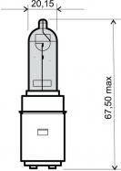 Bec far scuter, Atv halogen 2 faze (lumina alba)