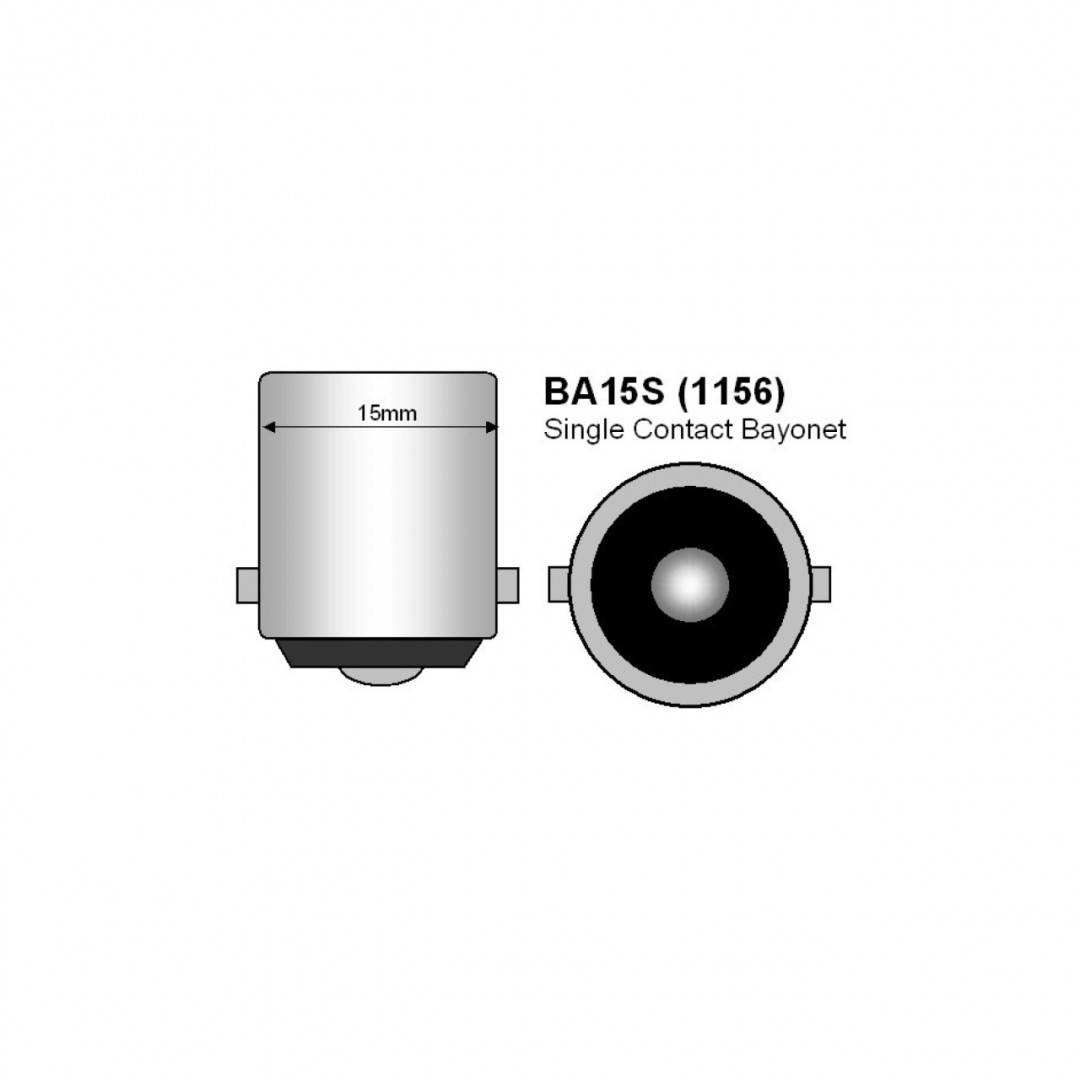Bec LED 3W COB BA15S 12 V