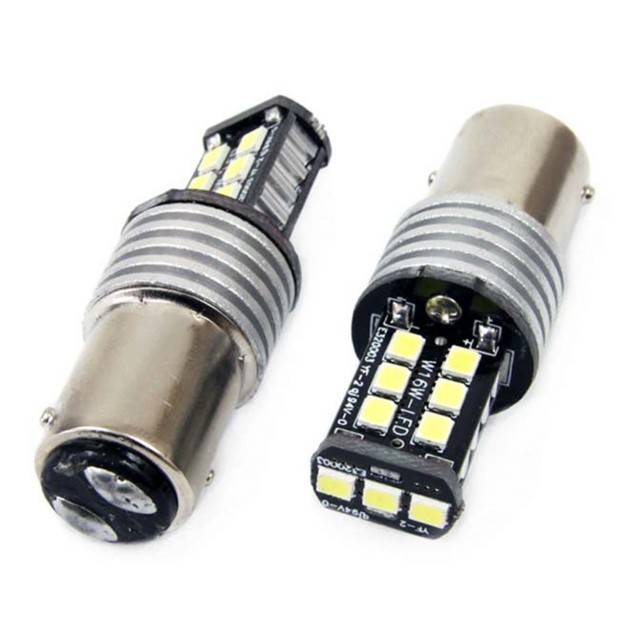 BEC LED CANBUS 15SMD 2835 1157 BAY15D P21/5W alb 12/24V
