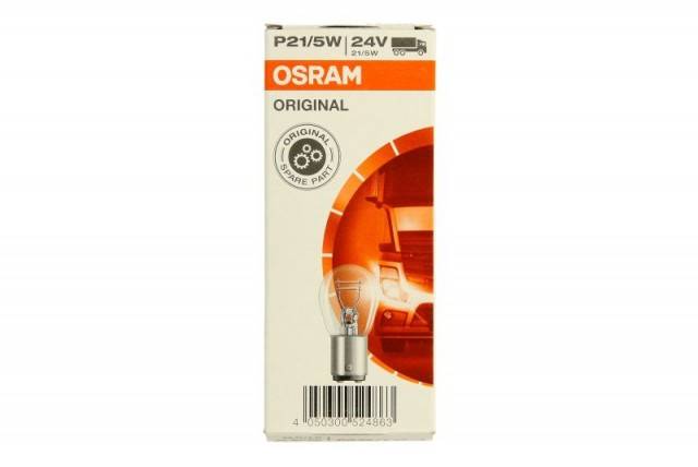 Bec pozitie/frana 24V P21/5W BAY15d, OSRAM