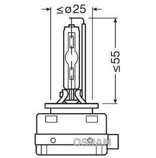 Bec xenon OSRAM D1S