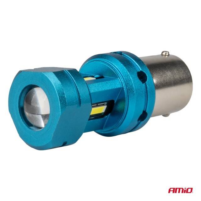 Becuri LED CANBUS BA15S P21W R10W R5W 4SMD 12-24V