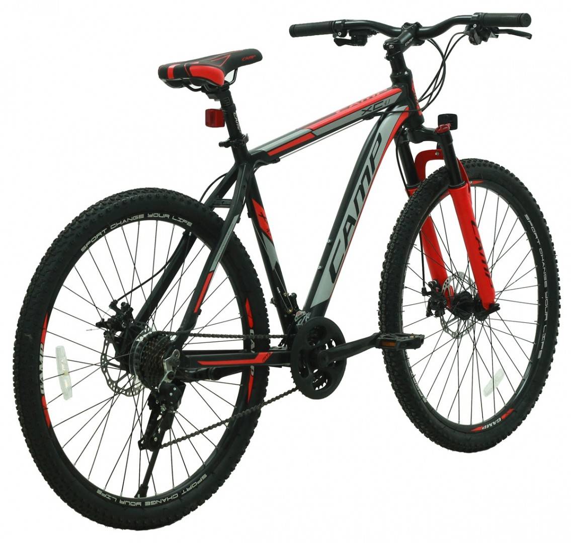 Bicicleta CAMP XC 4.1, 27.5 inch rosu cu negru