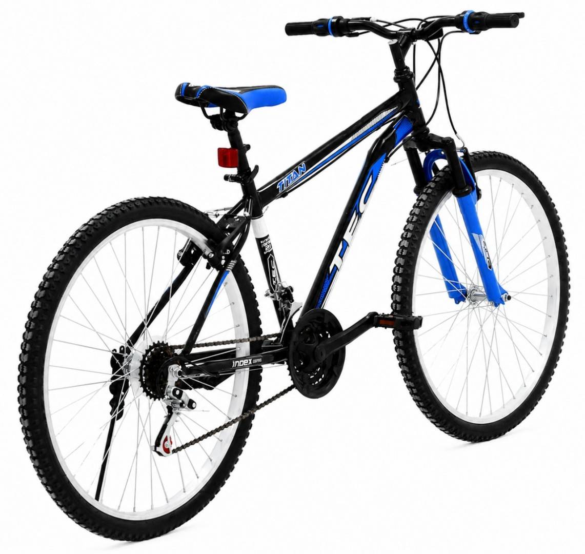 Bicicleta TITAN 24 inch alb cu albastru