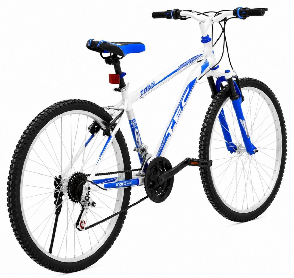 Bicicleta TITAN 26 inch alb cu albastru
