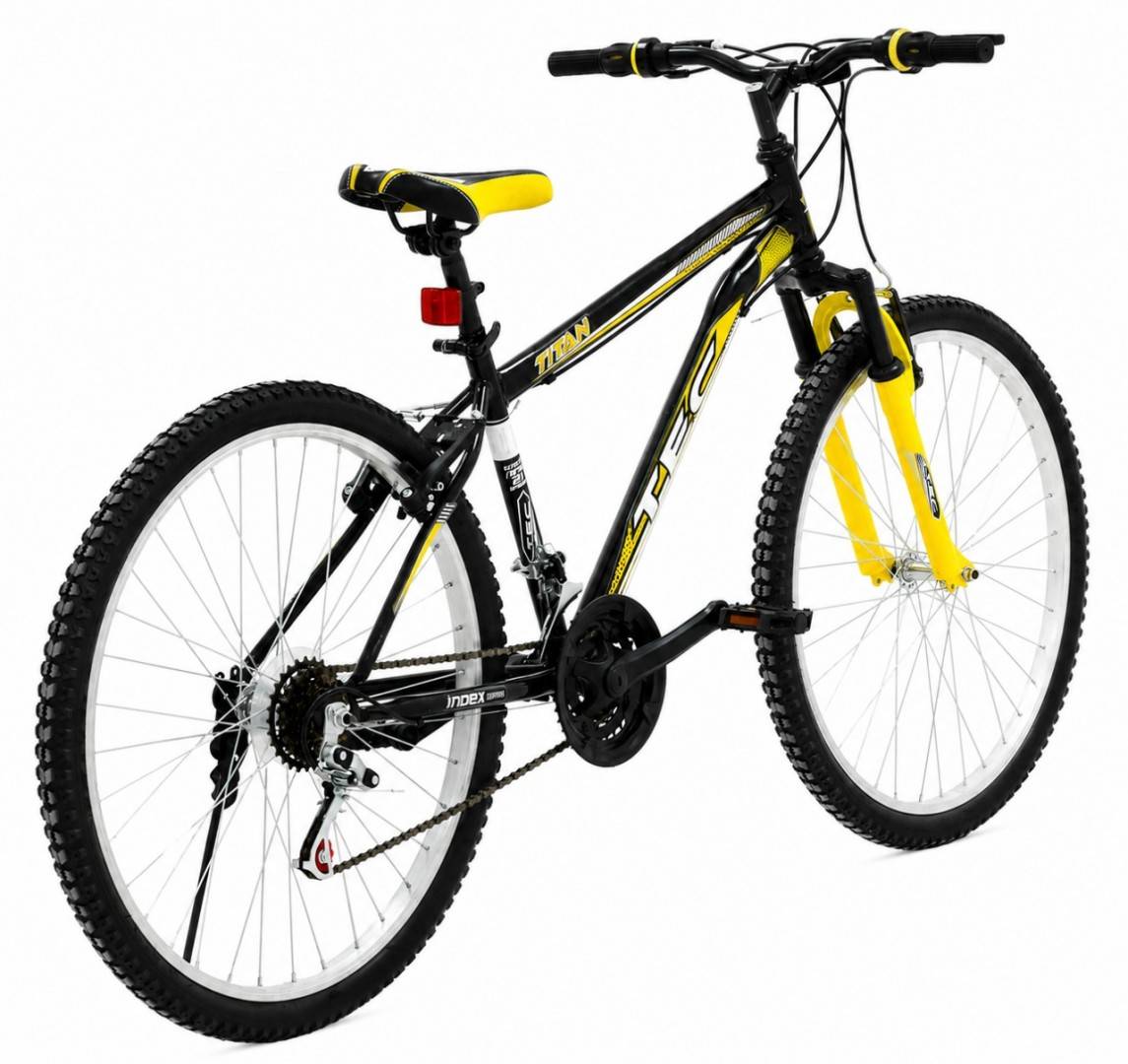 Bicicleta TITAN 26 inch galben cu negru