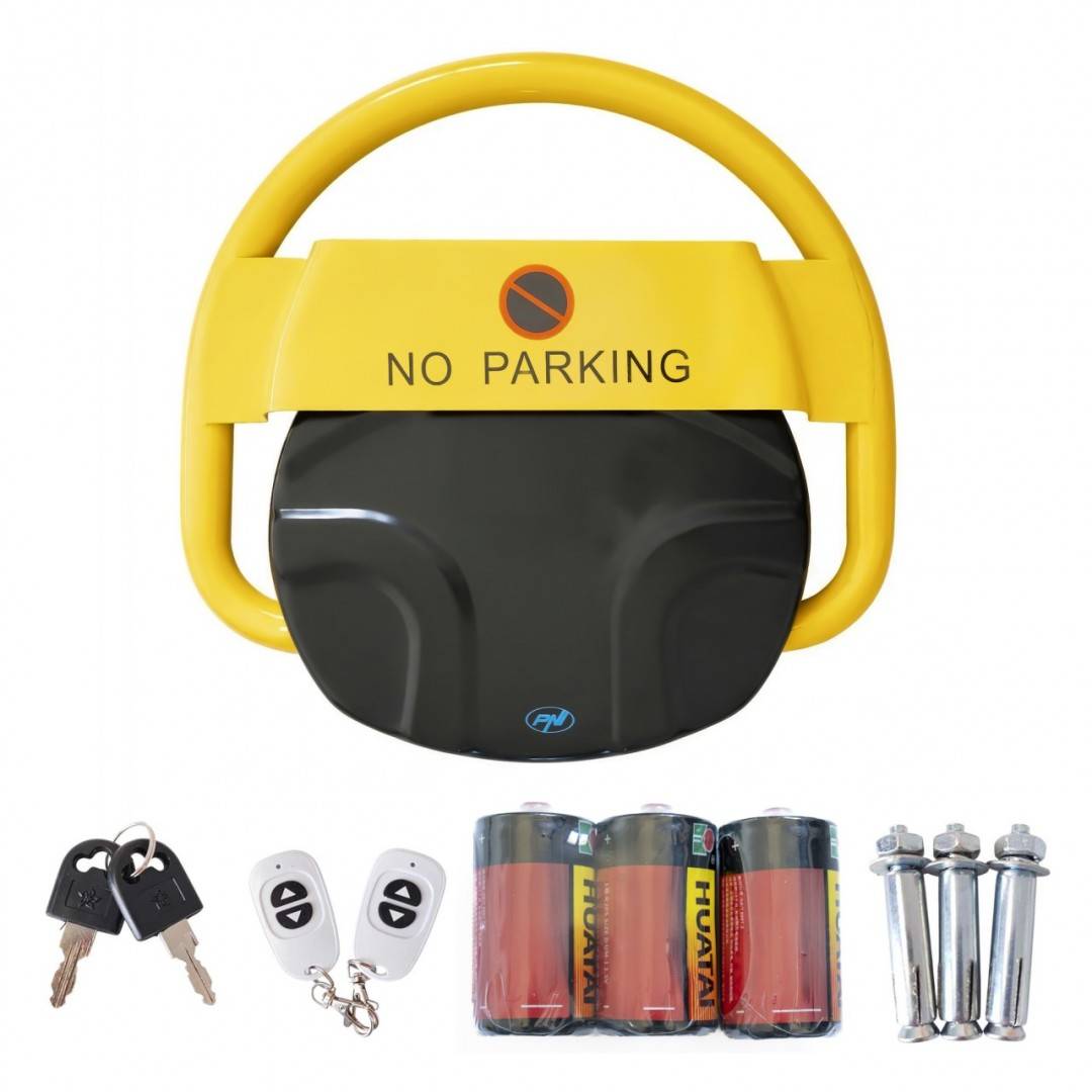 Blocator automat pentru parcare auto PNI PL10 cu telecomanda, chei si baterii