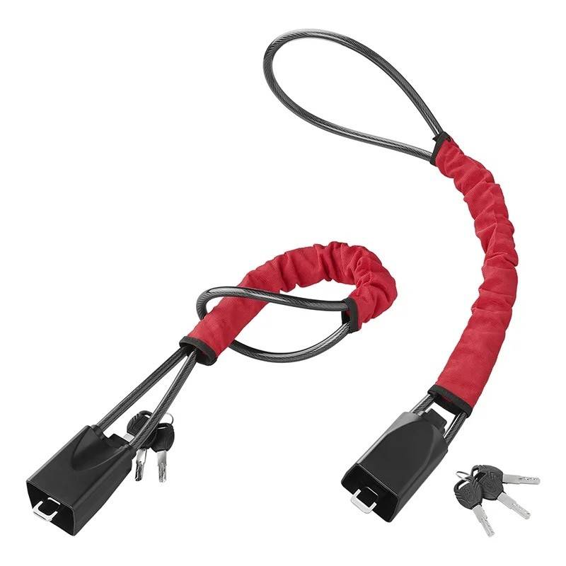 Blocator volan tip Belt-Lock cu 3 chei