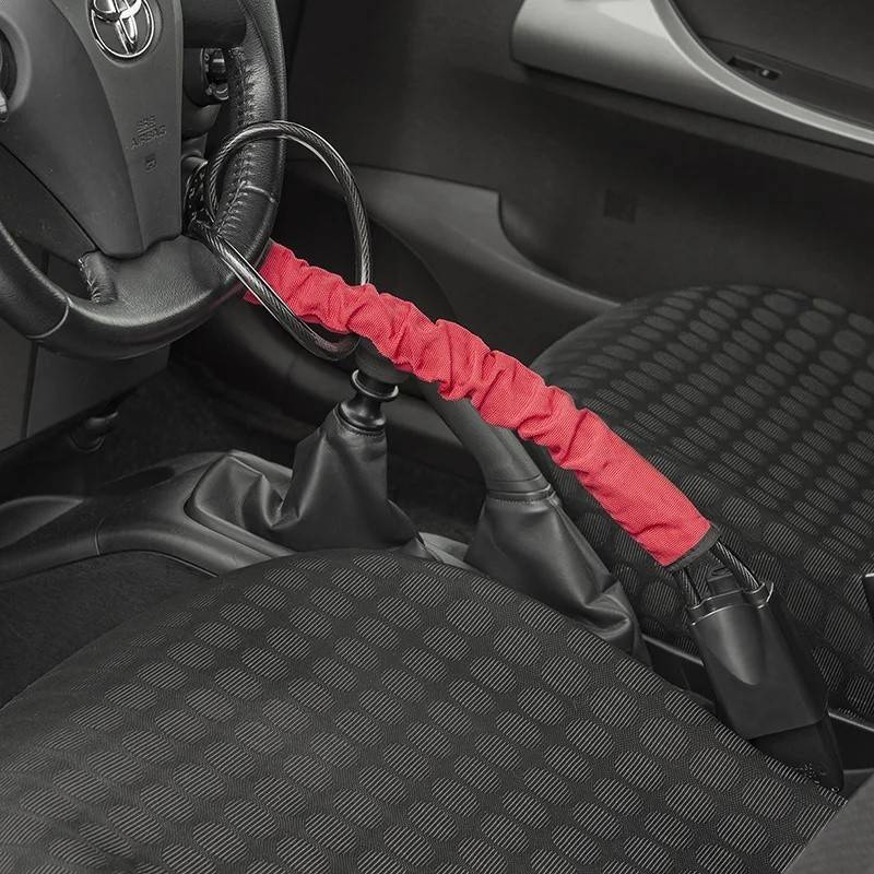 Blocator volan tip Belt-Lock cu 3 chei