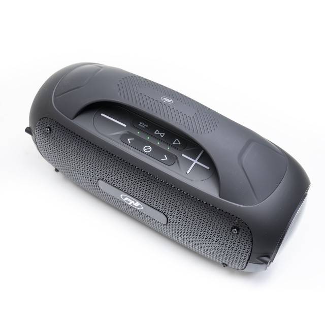 Boxa portabila PNI FunBox BT600, cu Bluetooth, 65W, MP3 player, cititor card, USB, microfon fara fir, acumulator 4400mAh, IPX4