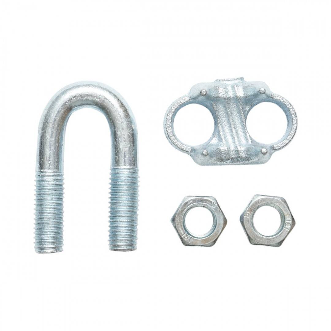 Brida zincata DIN 741-16 pentru cablu de 16 mm Breckner Germany