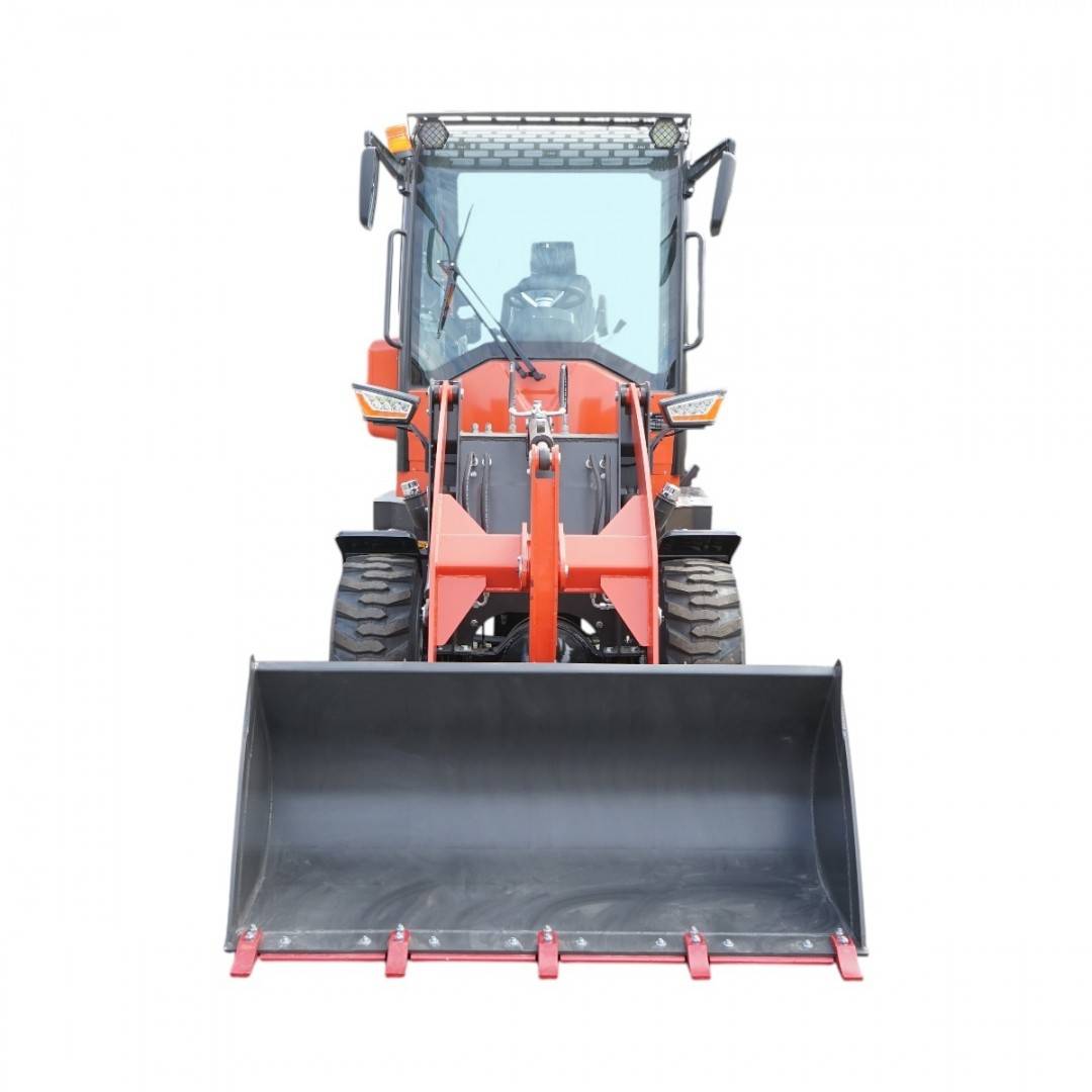 Buldoexcavator articulat compact 2.8T, motor diesel 50CP, cupa frontala si brat excavare spate THOR