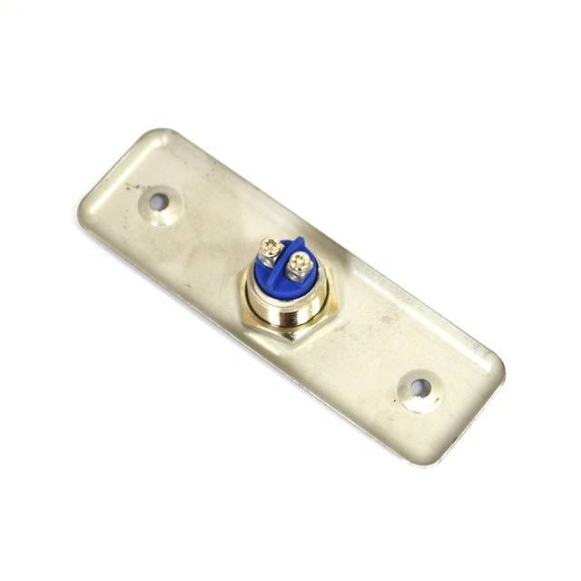 Buton de acces incastrabil SilverCloud PB303, contact iesire NO/COM, max. 12V/24V 3A, otel inoxidabil