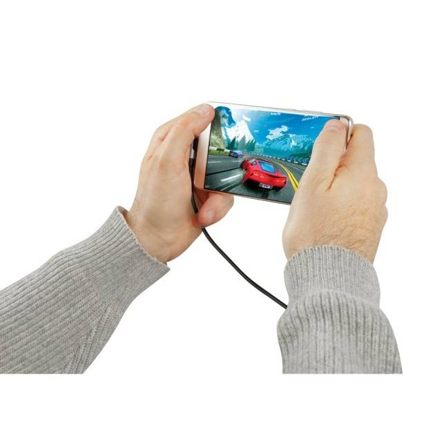 Cablu 90° Usb > Usb Type-C - 100 cm - Negru