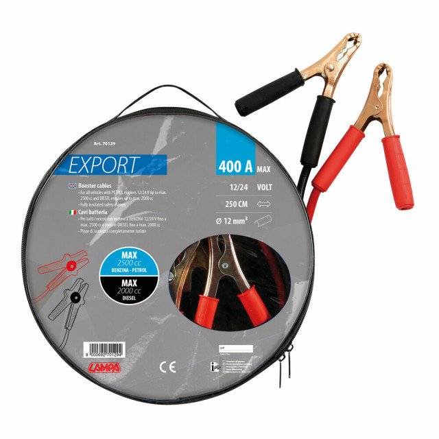 CABLU CURENT 12/24V - 250 cm - 400 A - LAMPA