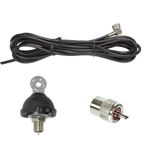 Cablu de legatura PNI FC27 si montura pentru antene cu fluture contine mufa PL259