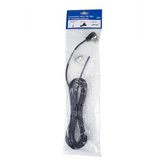 Cablu de legatura PNI T601 pentru antene cu filet include mufa PL259 lungime 4m