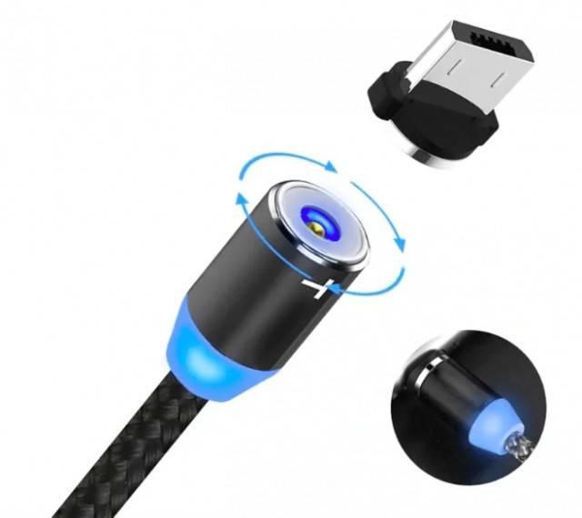 Cablu GSM 3 in 1 MicroUSB C si Lightning