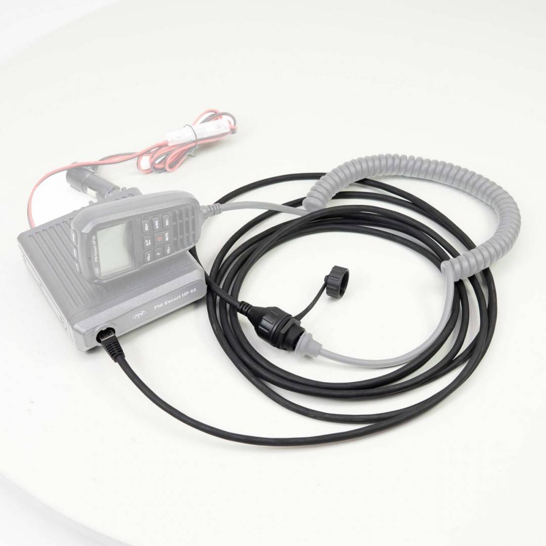 Cablu microfon PNI CP-HP65 compatibil cu statiile radio PNI HP 55 si HP 65, lungime 200cm