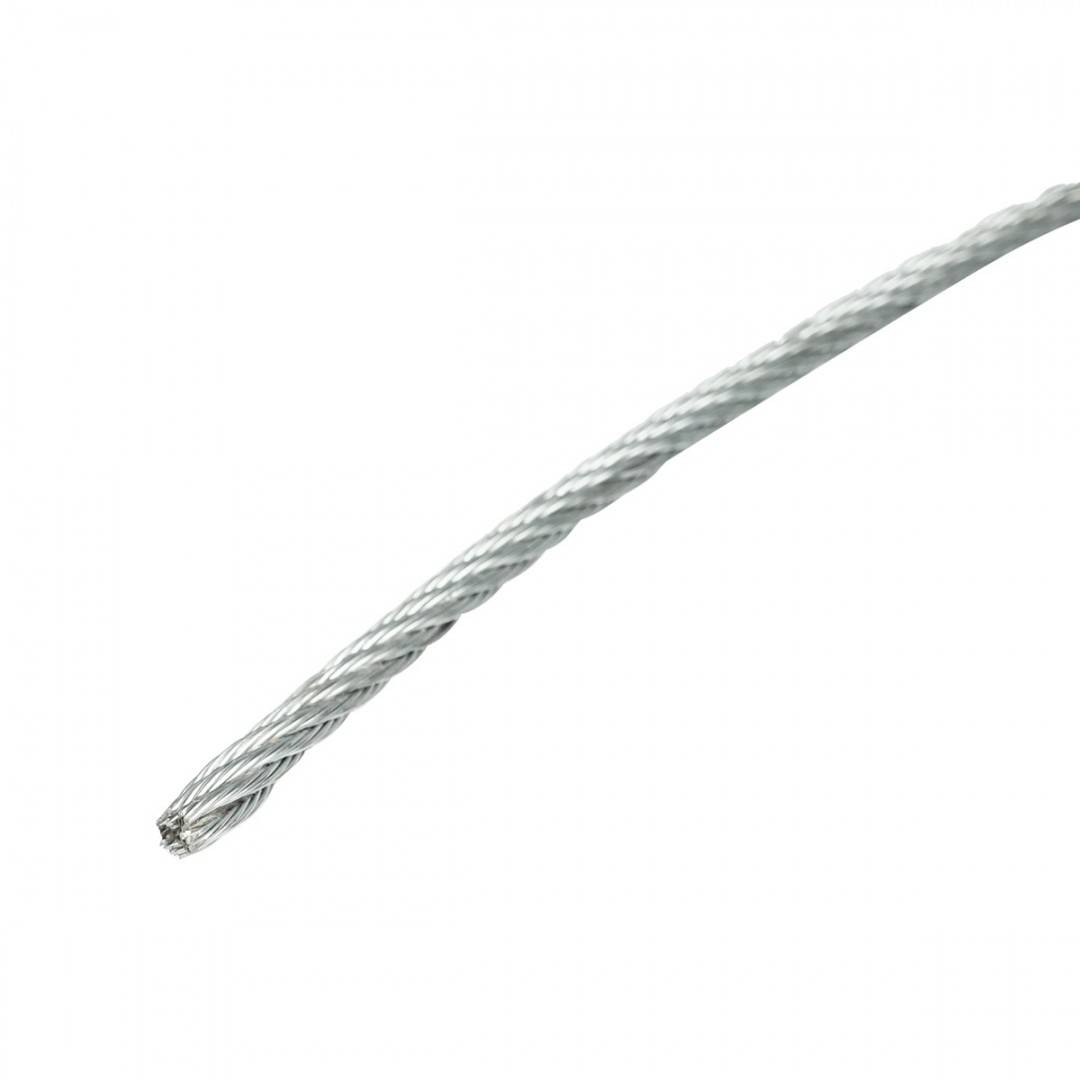 Cablu otel galvanizat 4mm, fire 6x7, sarcina maxima 940Kg, greutate 8.4Kg, 150m/rola