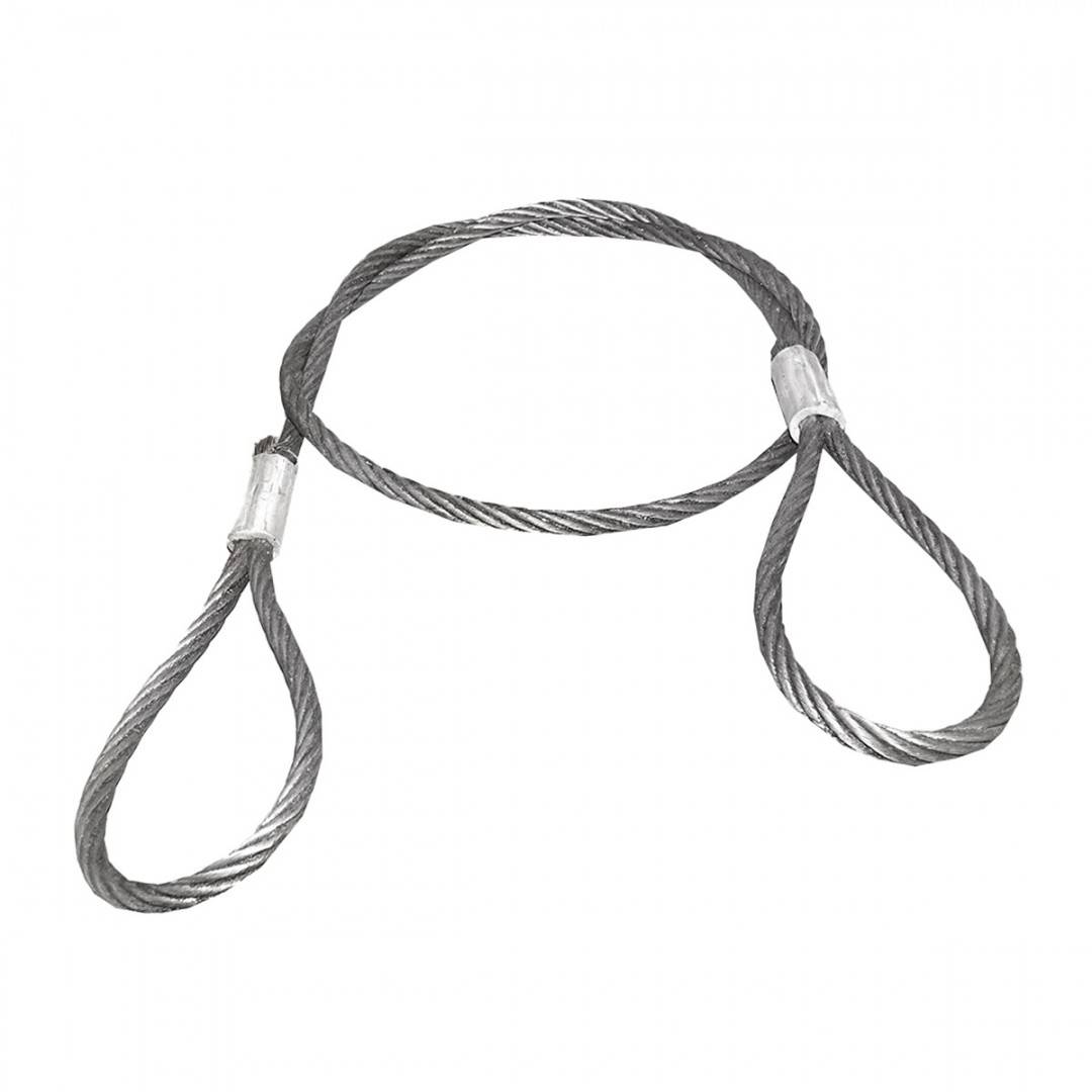 Cablu sufa troliu ciochinar otel 24mm x 4m cu ochiuri pentru tractare/ridicare