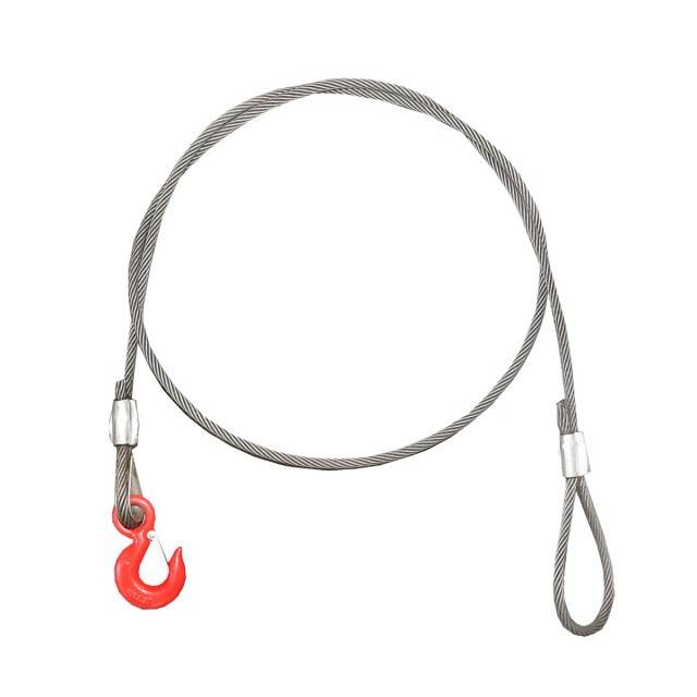 Cablu SUPERKOMPAKT triplu ciocanit carlig culisant sau carlig cu ochi si siguranta 11mm
