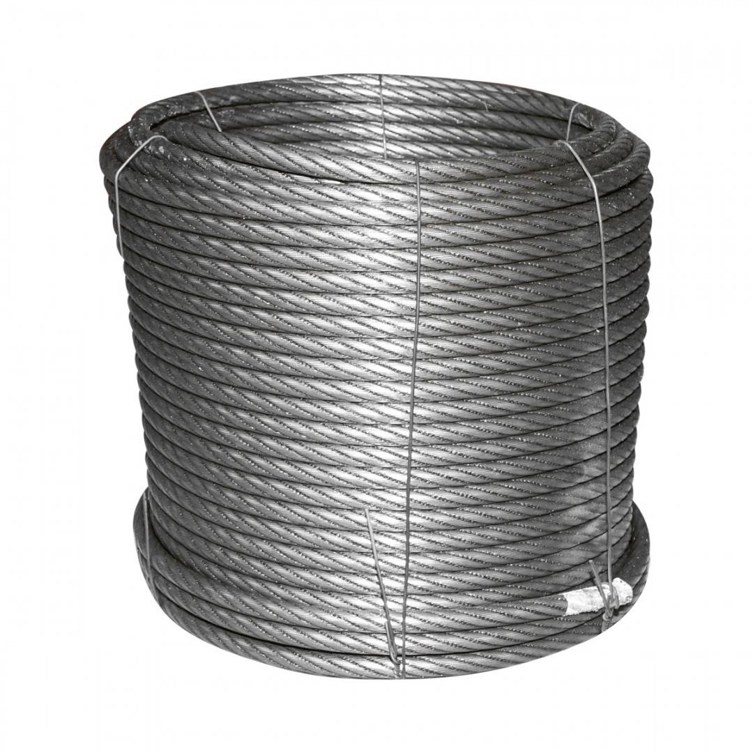 Cablu troliu otel 6x25 Ø 14mm inima metalica batut 60m/rola