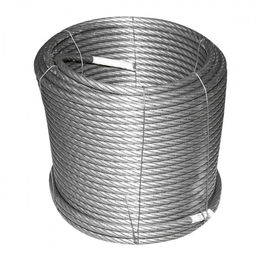 Cablu troliu otel 6x25 Ø 14mm inima metalica batut 60m/rola