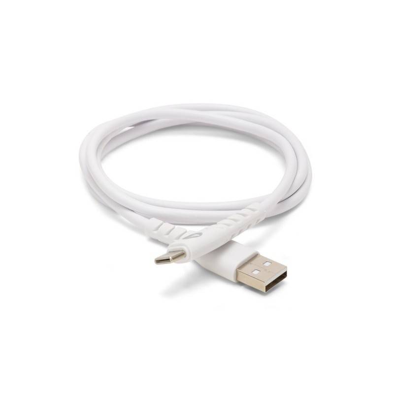 Cablu USB-A la USB-C pentru Incarcare si Transfer Date, 1 m, Alb