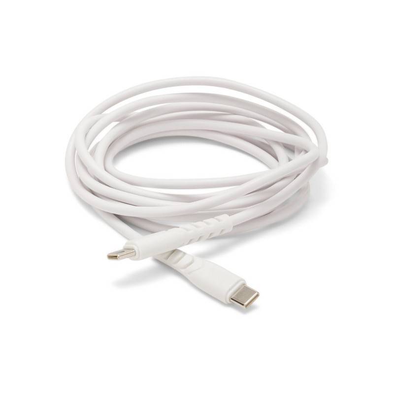 Cablu USB-C la USB-C pentru Incarcare si Transfer Date, 2 m, Alb