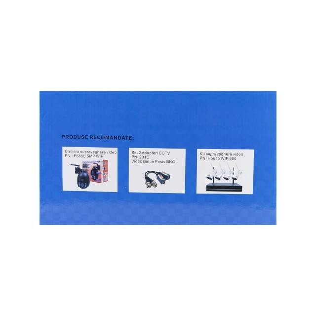 Cablu UTP CAT5e PNI U05 cu 4 perechi de fire torsadate 0.40 mm CCA, pentru internet 1 Gigabit si sisteme de supraveghere, rola 305m