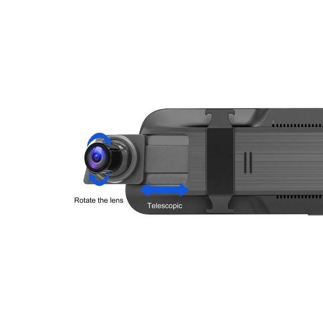 Camera auto DVR PNI Voyager S2800 UHD 4K 170° incorporata in oglinda retrovizoare, 9.66 inch, touchscreen IPS, monitorizare parcare, G-Sensor, slot