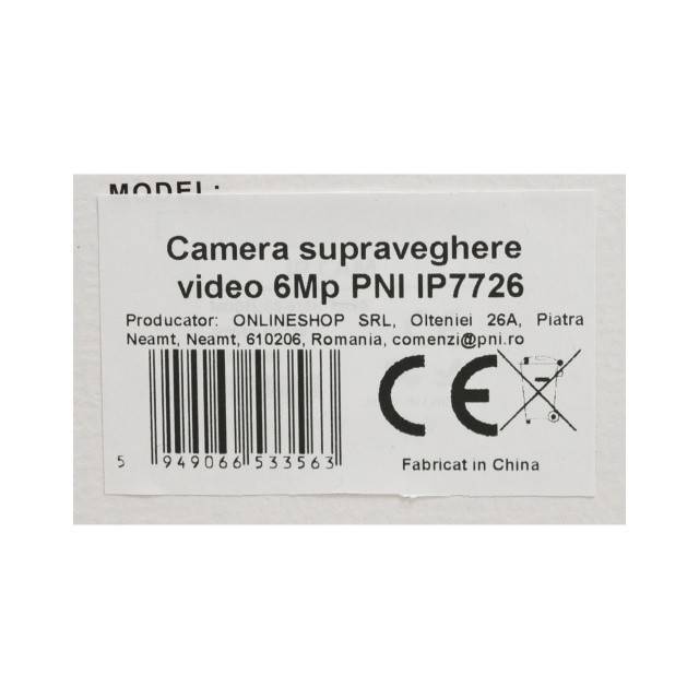 Camera supraveghere video 6Mp PNI IP7726