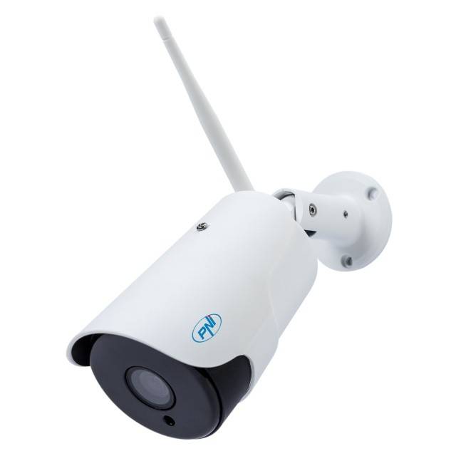 Camera supraveghere video PNI House IP52 2MP 1080P wireless cu IP, stand-alone, de exterior si interior si slot microSD, mod noapte