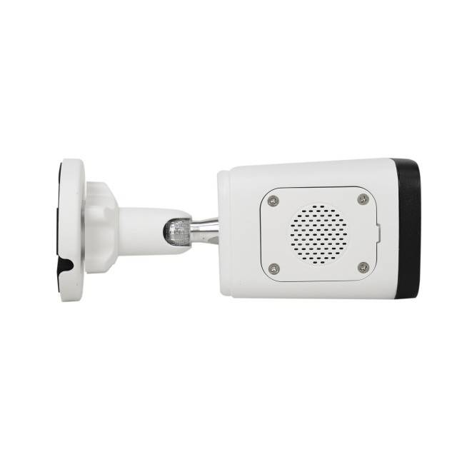 Camera supraveghere video PNI IP515J POE, bullet 5MP, 2.8mm, pentru exterior, audio bidirectional, alb