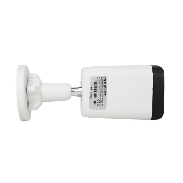 Camera supraveghere video PNI IP515J POE, bullet 5MP, 2.8mm, pentru exterior, audio bidirectional, alb