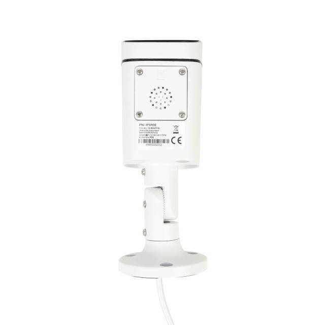Camera supraveghere video PNI IP5POE, 5MP, D-WDR, 4.0mm, 6 LED-uri, IP66, alb