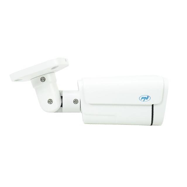 Camera supraveghere video PNI IP740 4MP, 6 LED-uri IR, IP66, alb