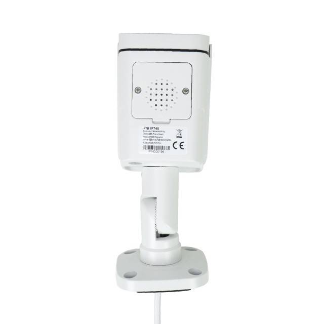 Camera supraveghere video PNI IP740 4MP, 6 LED-uri IR, IP66, alb