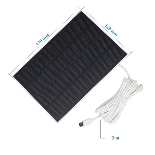 Camera supraveghere video PNI IP774 4MP, panou solar 3W, acumulator 4000mAh incorporat, detectie miscare, slot card micro SD, vizibilitate nocturna,