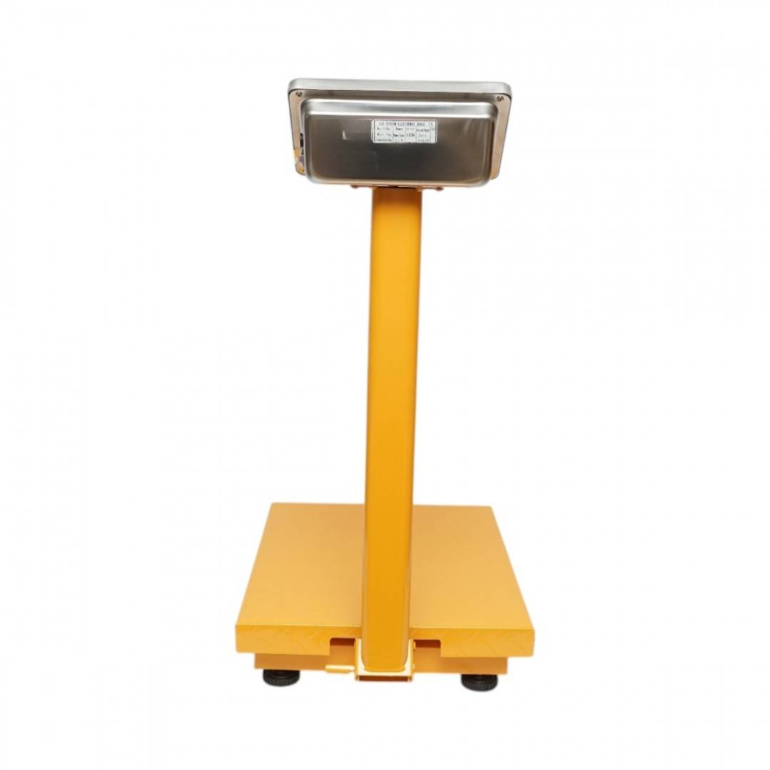Cantar electronic de podea 350 kg tip platforma 500x400mm cu brat pliabil, afisaj LCD