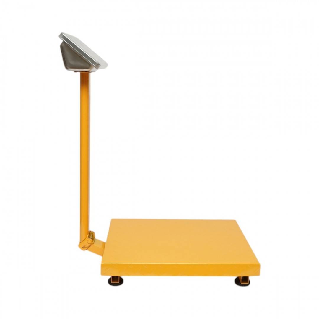 Cantar electronic de podea 350 kg tip platforma 500x400mm cu brat pliabil, afisaj LCD