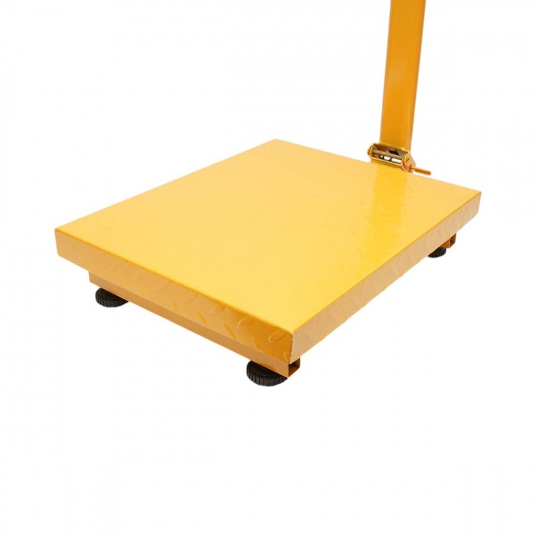 Cantar electronic de podea 350 kg tip platforma 500x400mm cu brat pliabil, afisaj LCD