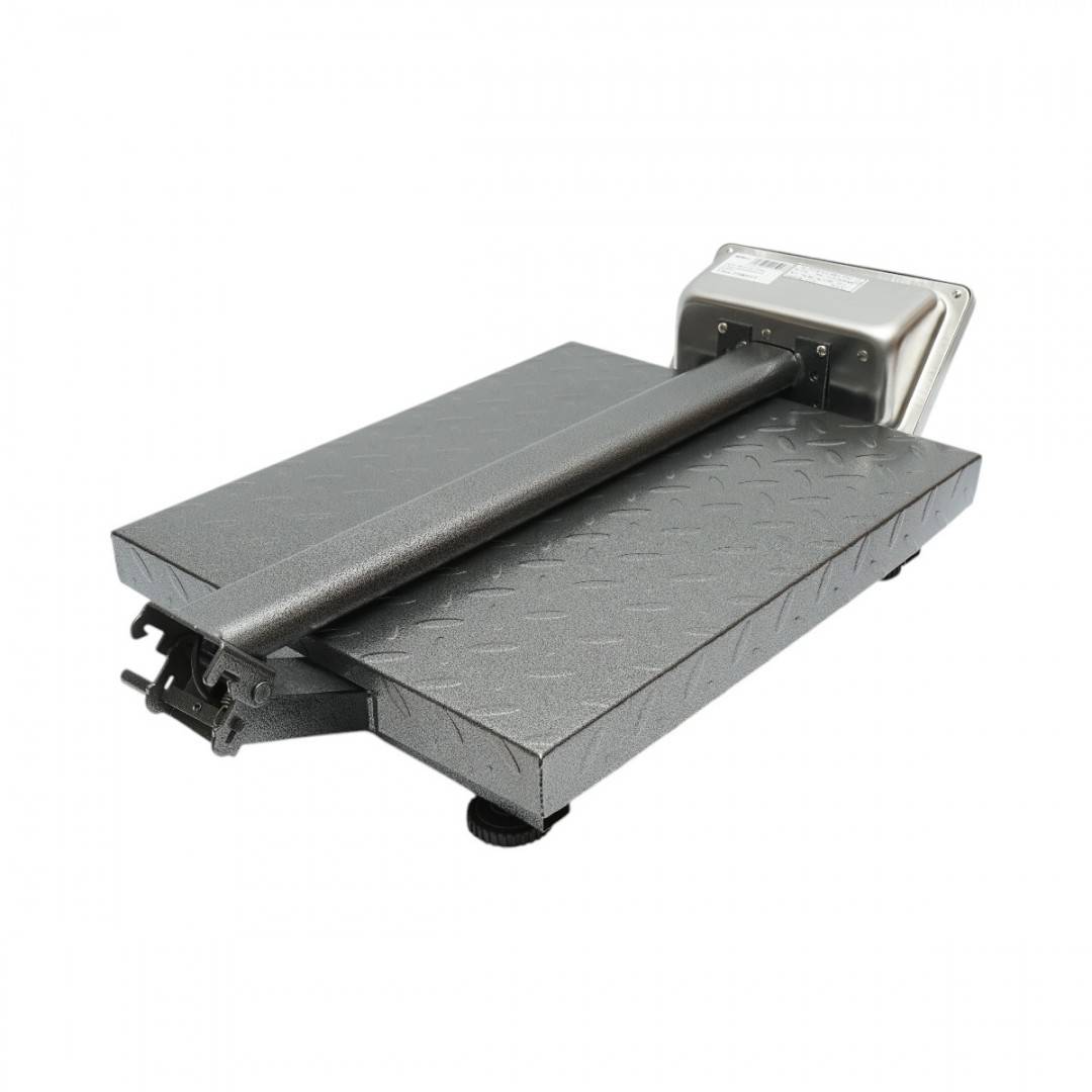 Cantar electronic de podea 350kg tip platforma 500x400mm cu brat pliabil, afisaj LCD Breckner Germany