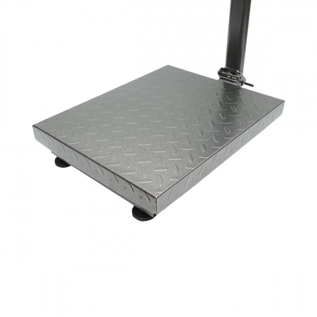 Cantar electronic de podea 350kg tip platforma 500x400mm cu brat pliabil, afisaj LCD Breckner Germany